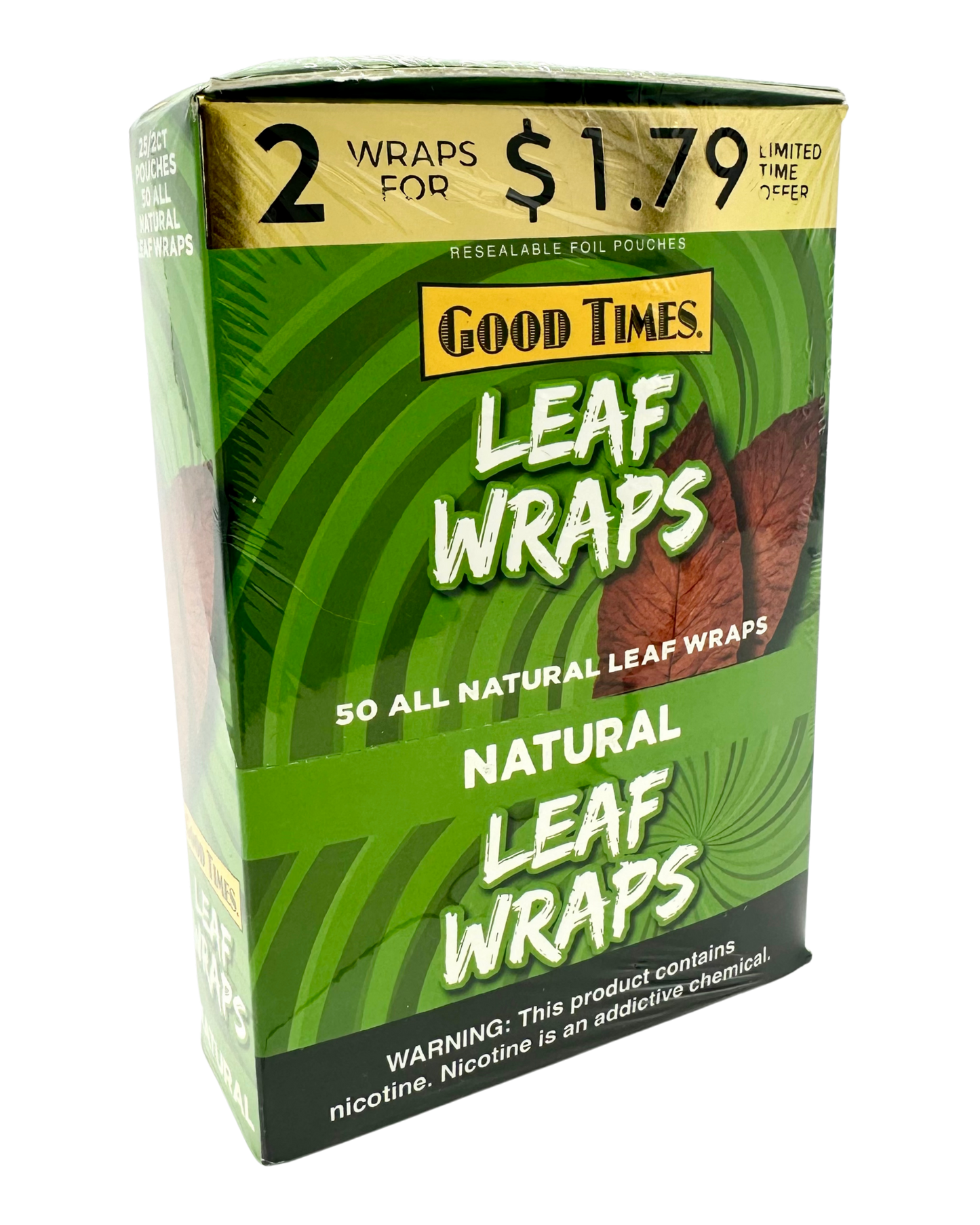 GT Leaf Wraps Natural 2/1.79 Wrap