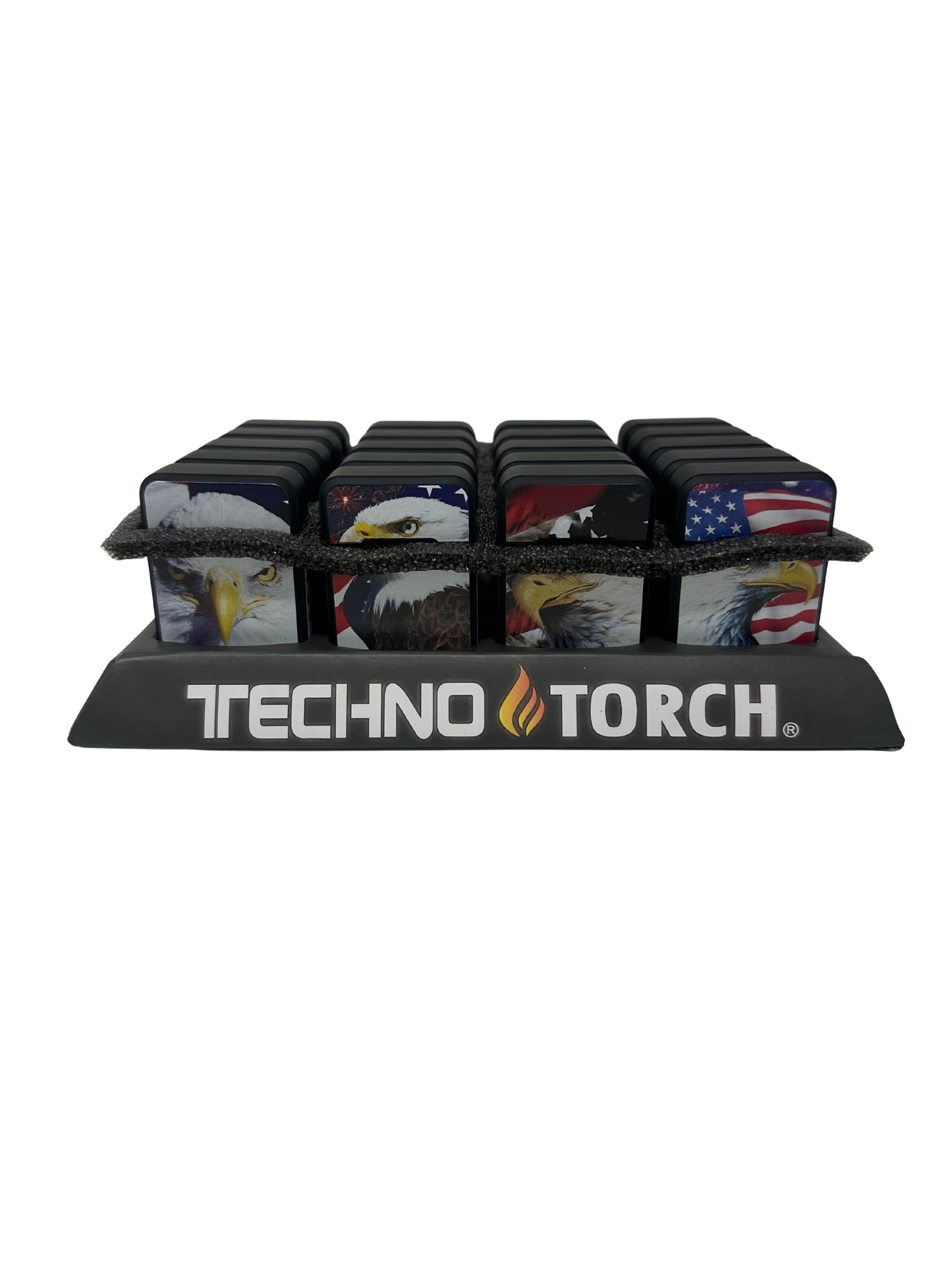 Patriotic Flip-Top Techno Torch