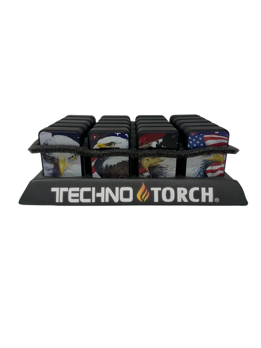 Patriotic Flip-Top Techno Torch