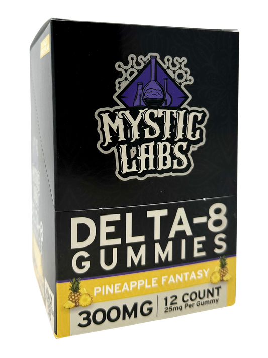 M.L. 300mg 12pk Pineapple Fantasy D8 Gummies