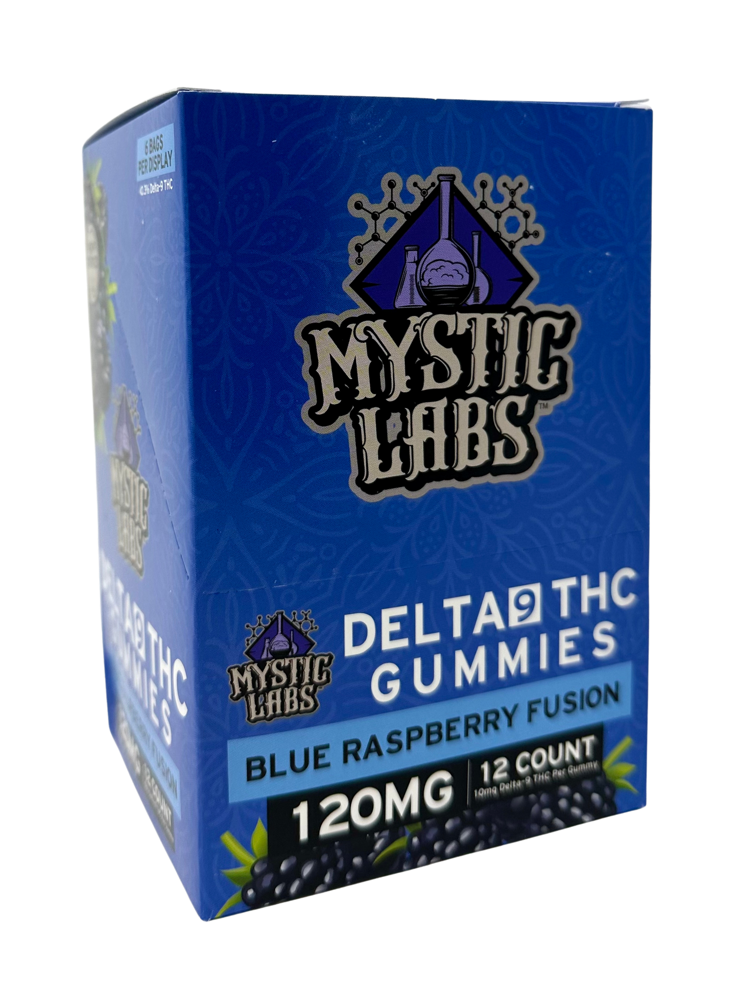 M.L. 120mg 12pk Blue Raspberry D9 Gummies