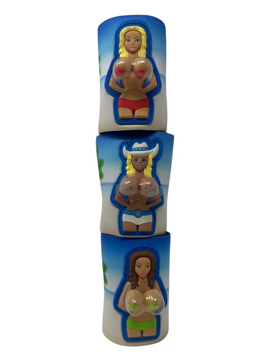 Bobble Babe Can Cooler