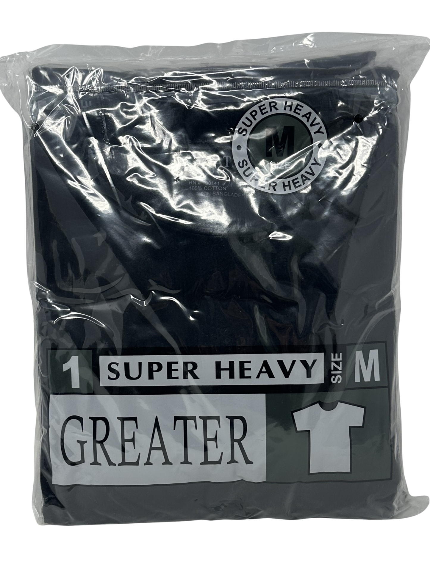 Med Black R-Neck Shirt