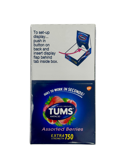 Tums Extra 750 Asst Berries