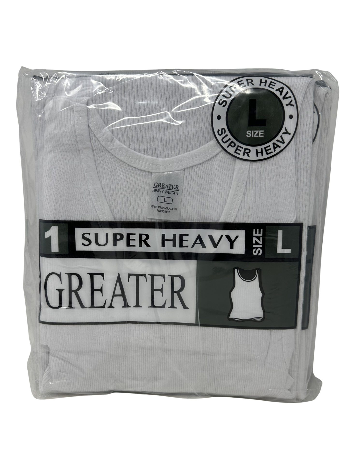 Lg White A-Shirt