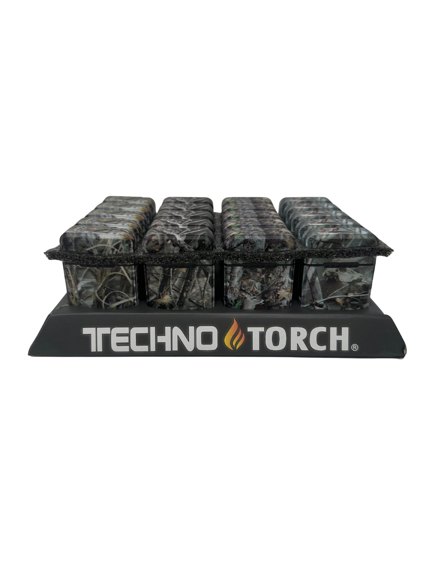 Camo Flip-Top Techno Torch Lighter