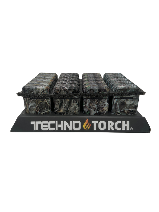 Camo Flip-Top Techno Torch Lighter