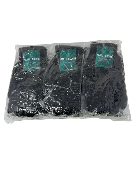 Black Stretch Gloves