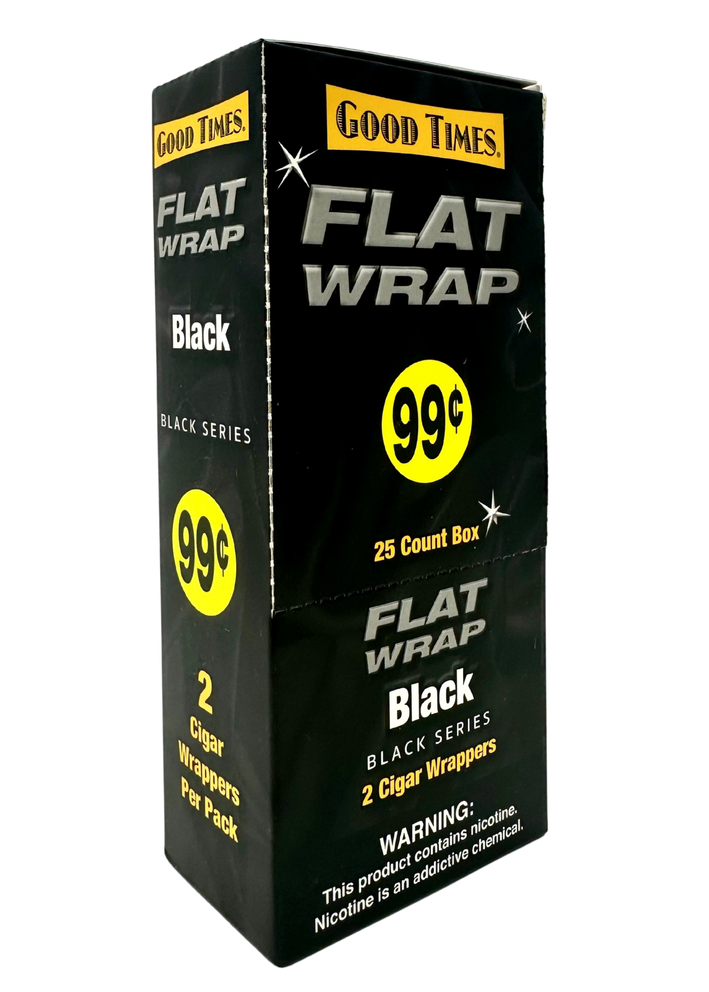 GT Black 2/.99 Flat Wrap