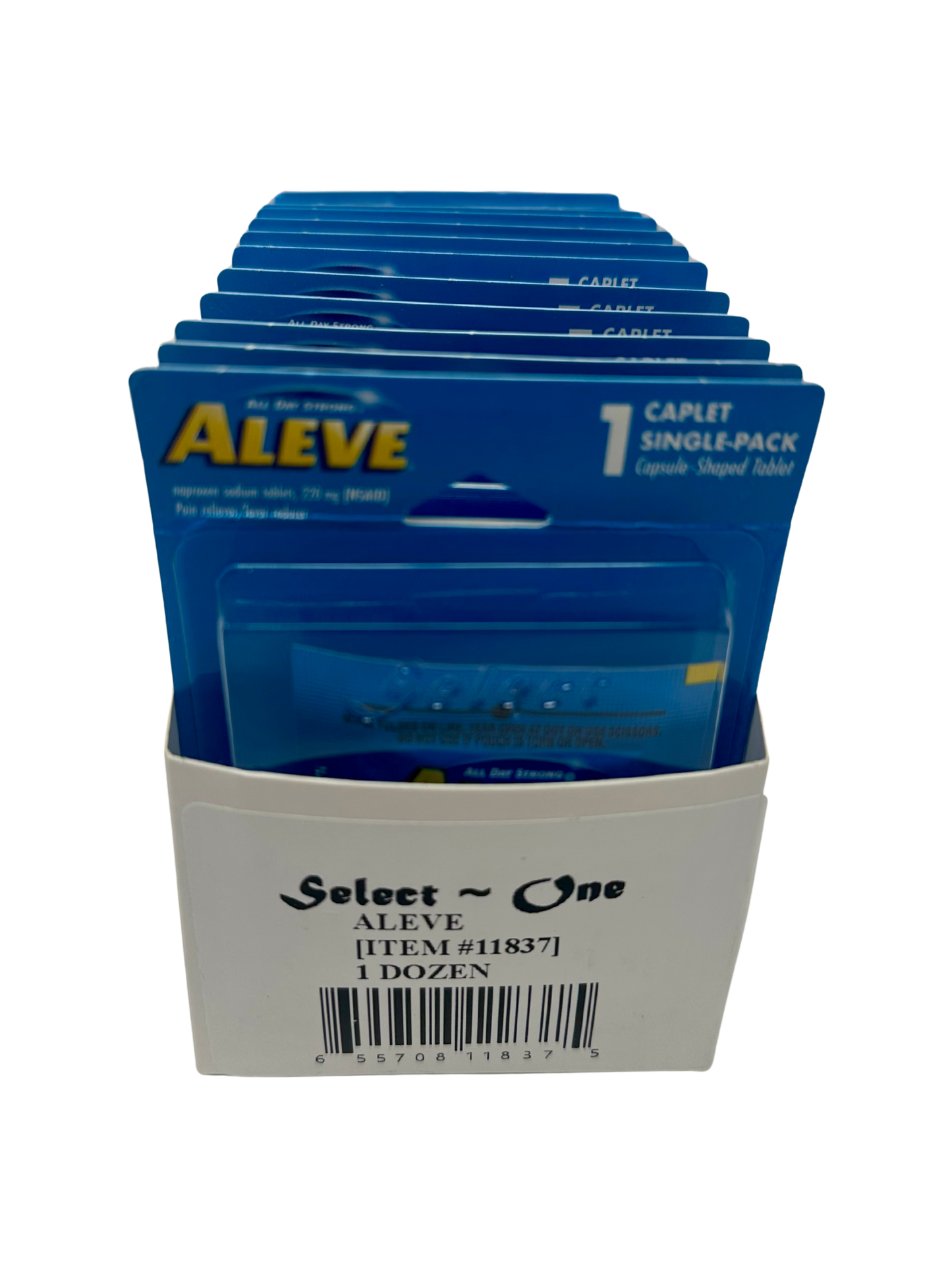 Aleve Single Blister Back