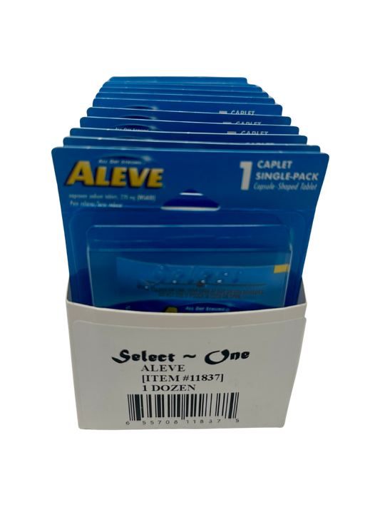 Aleve Single Blister Back