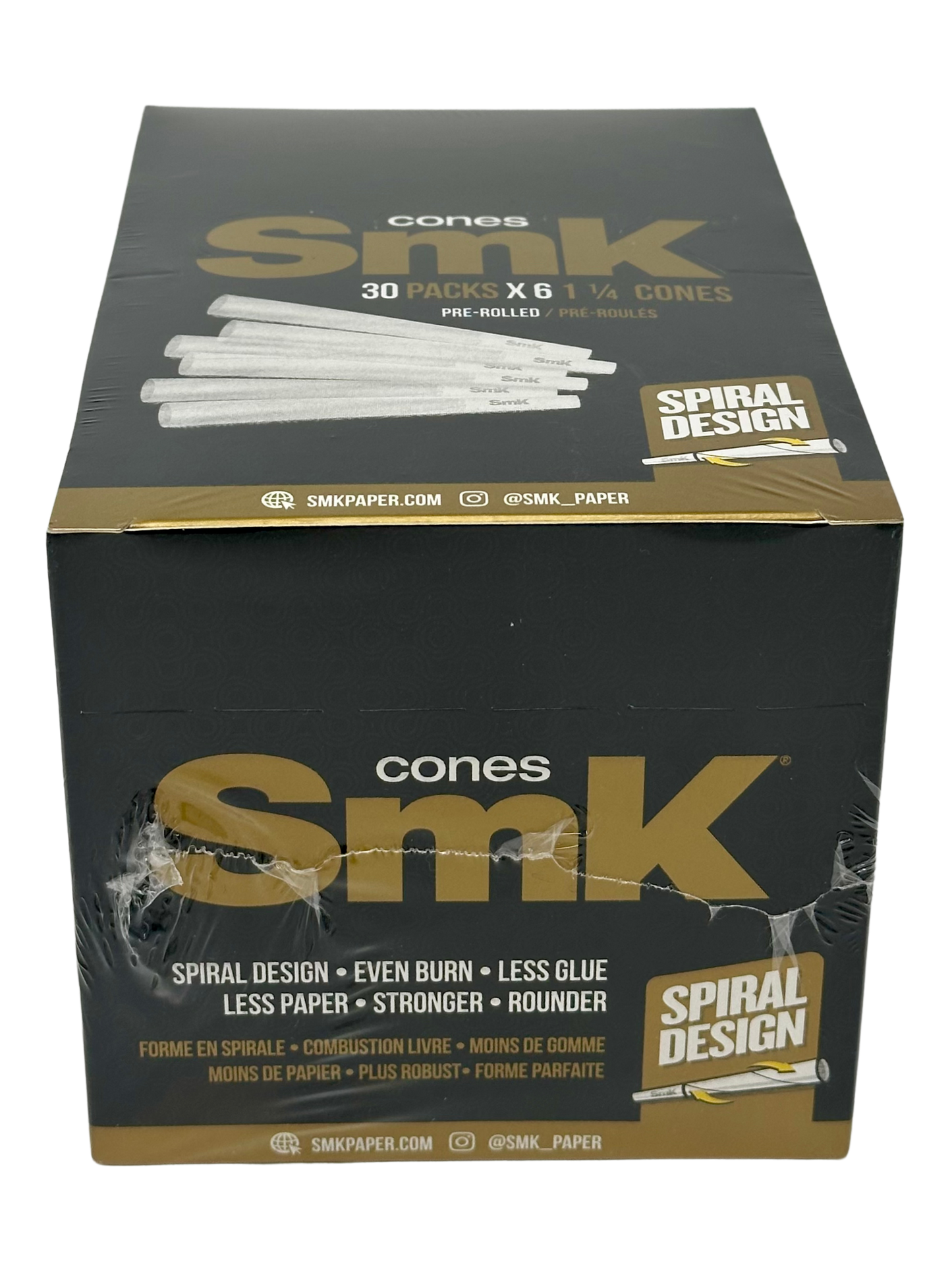 SMK 6pk Spiral Cone 1.25"