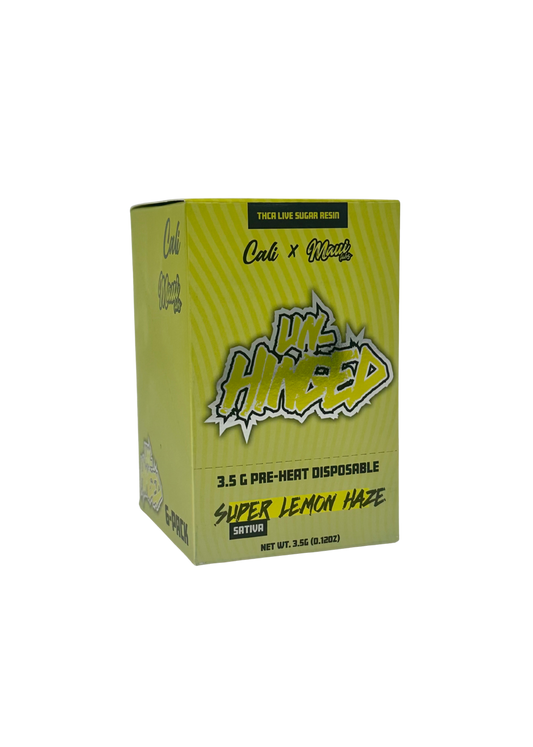 Unhinged 3.5G Dispo-Super Lemon Haze 6-Pack (Sat)