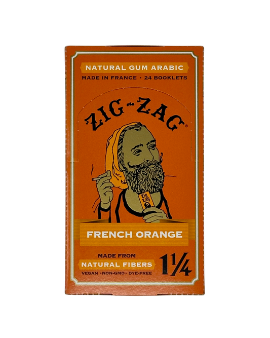 Zig-Zag French Orange Rolling Papers 1.25"