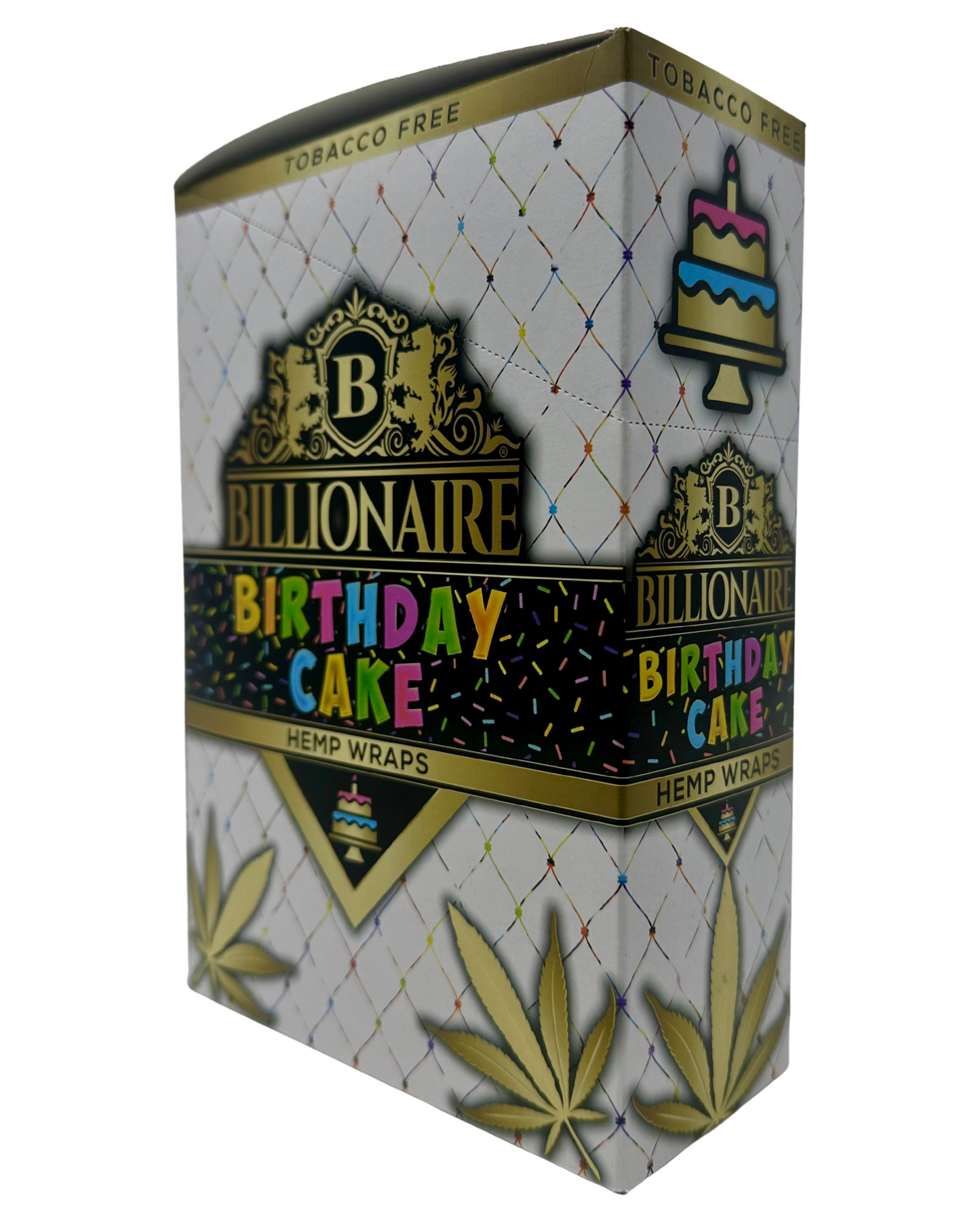 Billionaire BDay Cake Hemp Wrap 2pk