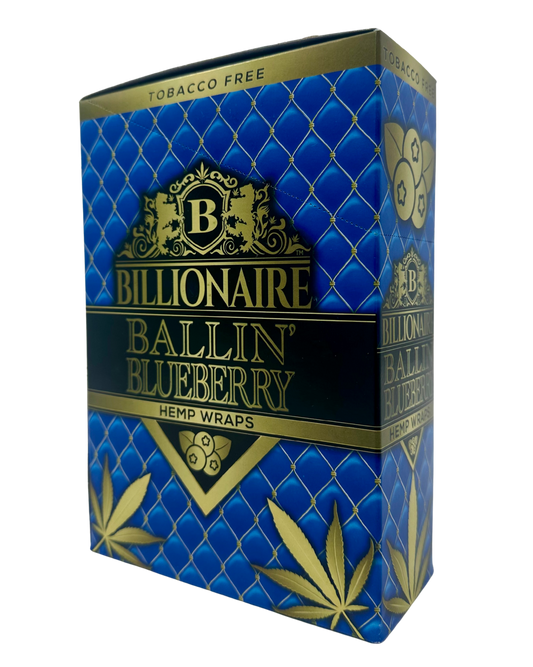 Billionaire Ballin' Blueberry Hemp Wrap 2pk