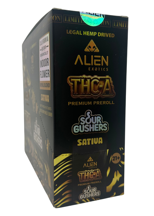 Alien Exotics  Black Ed Pre-Roll (2x1.5g) Sour Gushers (Sat)
