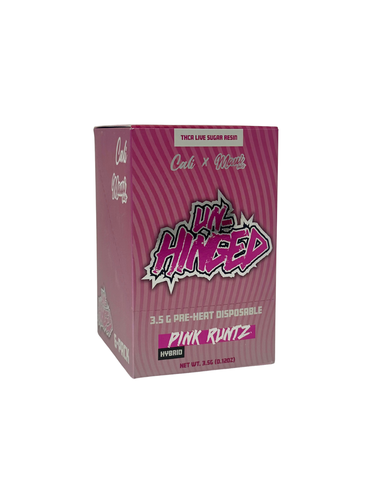Unhinged 3.5G Dispo-Pink Runtz 6-Pack (Hyb)