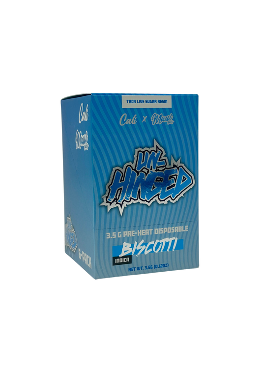 Unhinged 3.5G Dispo-Biscotti 6-Pack (Ind)