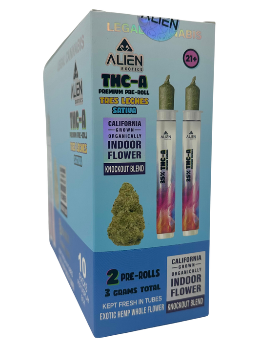 (Sat) Alien Exotics Prem THC-A Pre-Roll Tres Leches