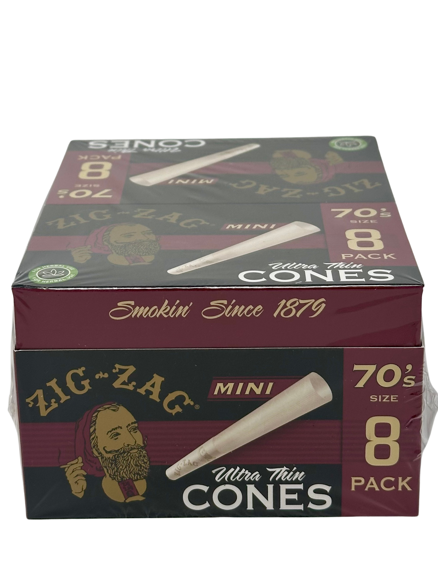 Zig-Zag 8pk Ultra Thin Cones 70mm Minis