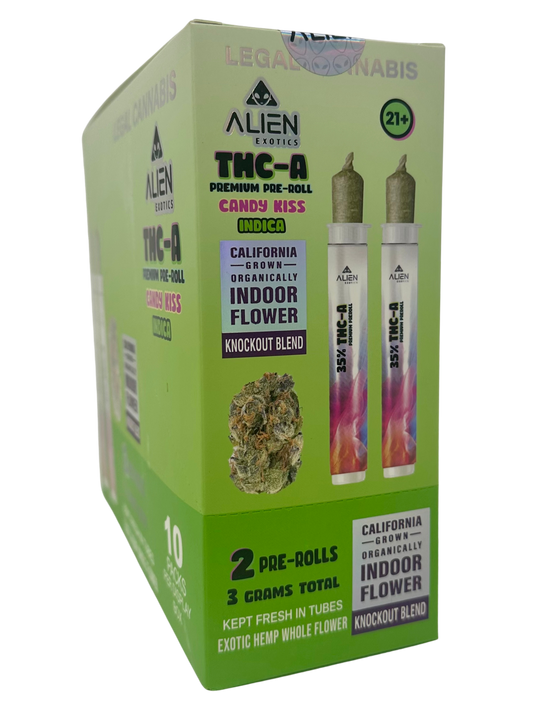 (Ind) Alien Exotics Prem THC-A Pre-Roll Candy Kiss