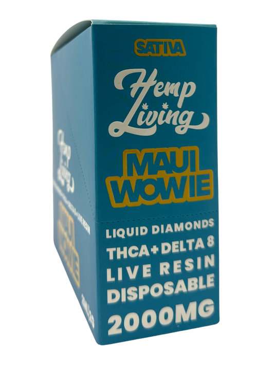 Hemp Living 2g D8 Disp Maui Wowie (Sat)