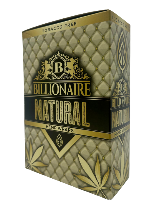 Billionaire Natural Hemp Wrap 2pk