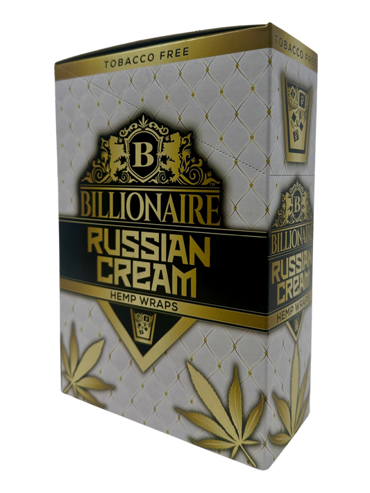 Billionaire Russian Cream Hemp Wrap 2pk