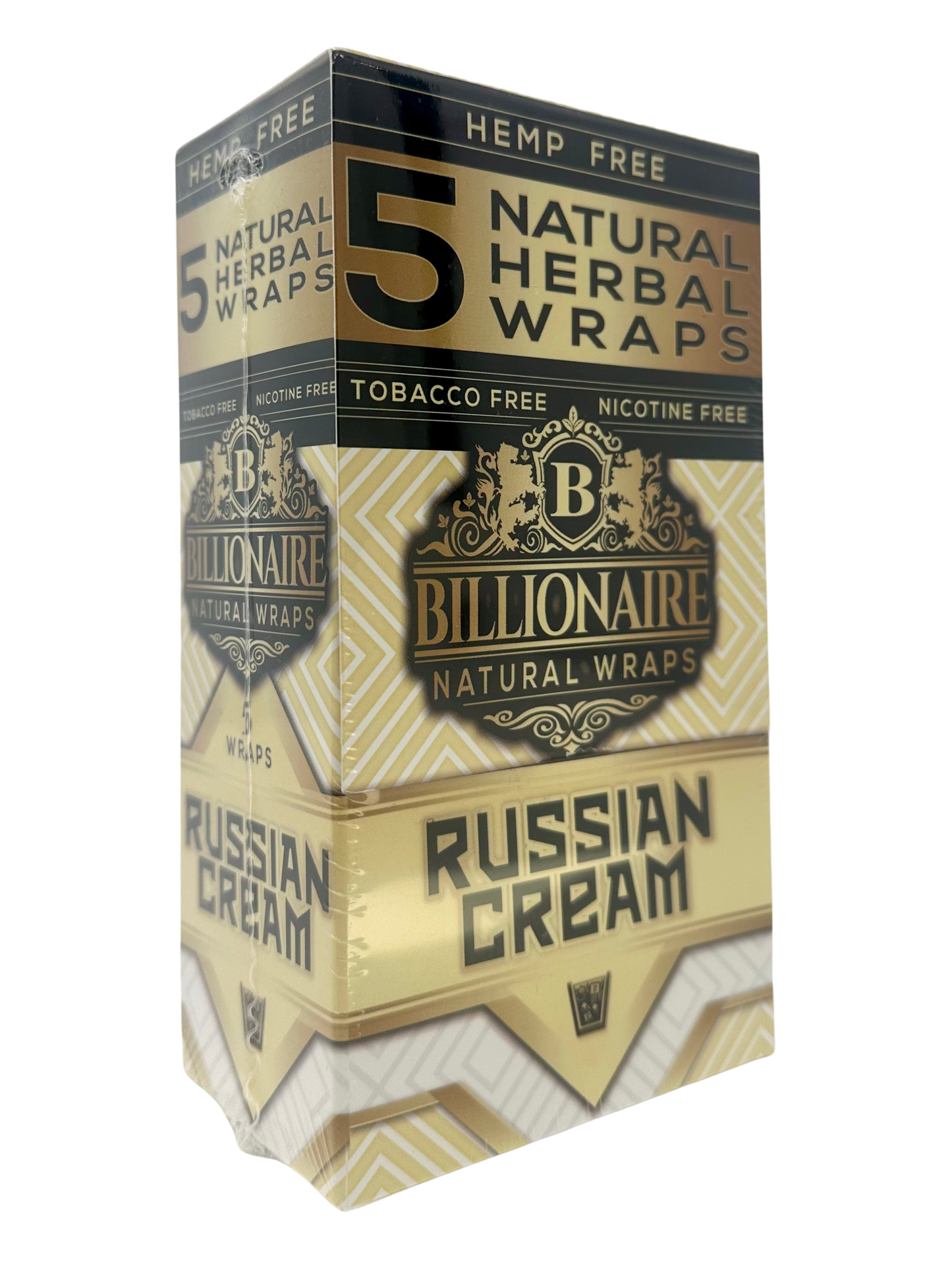 Billionaire Hemp Free Herbal Wrap 5pk Russian Cream