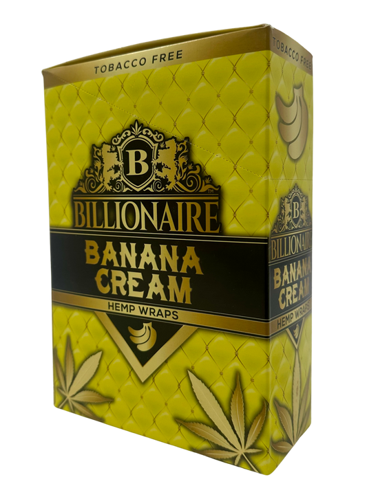 Billionaire Banana Cream Hemp Wrap 2pk