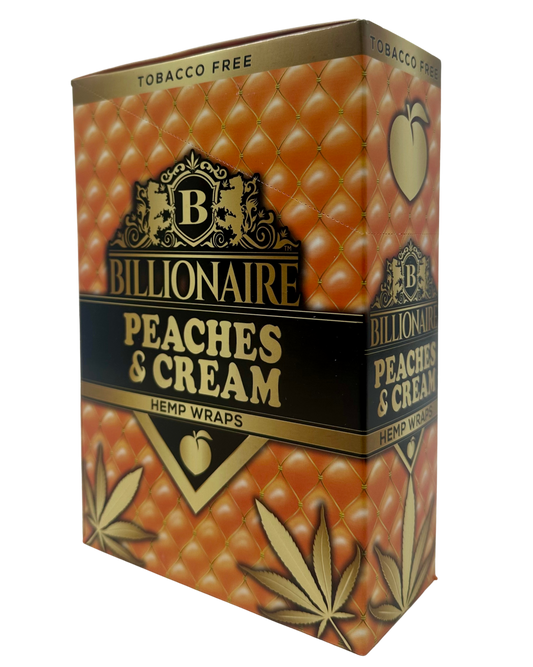 Billionaire Peaches & Cream Hemp Wrap 2pk