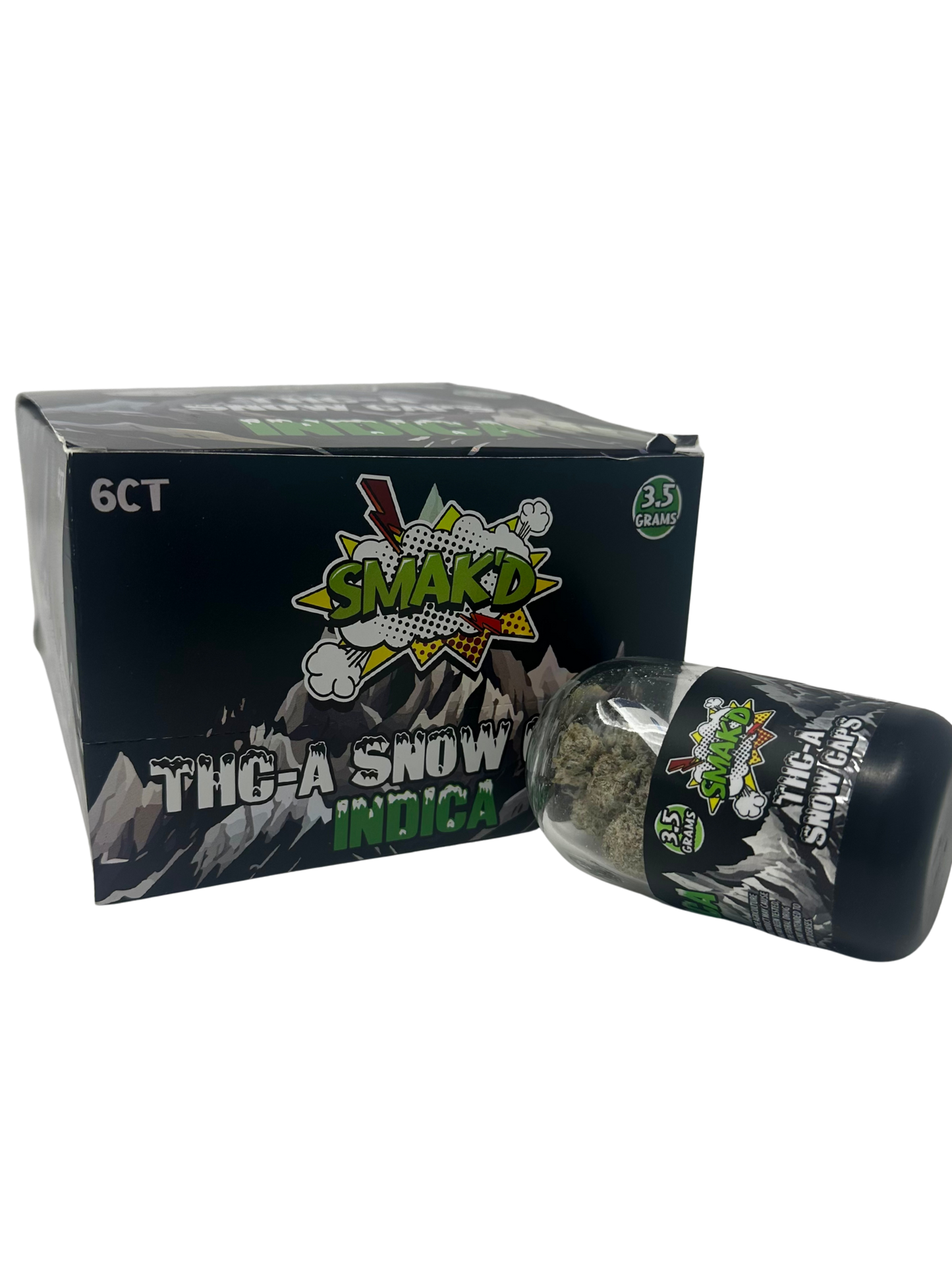 Smak'd 3.5g Snowcapped Flower (Ind)
