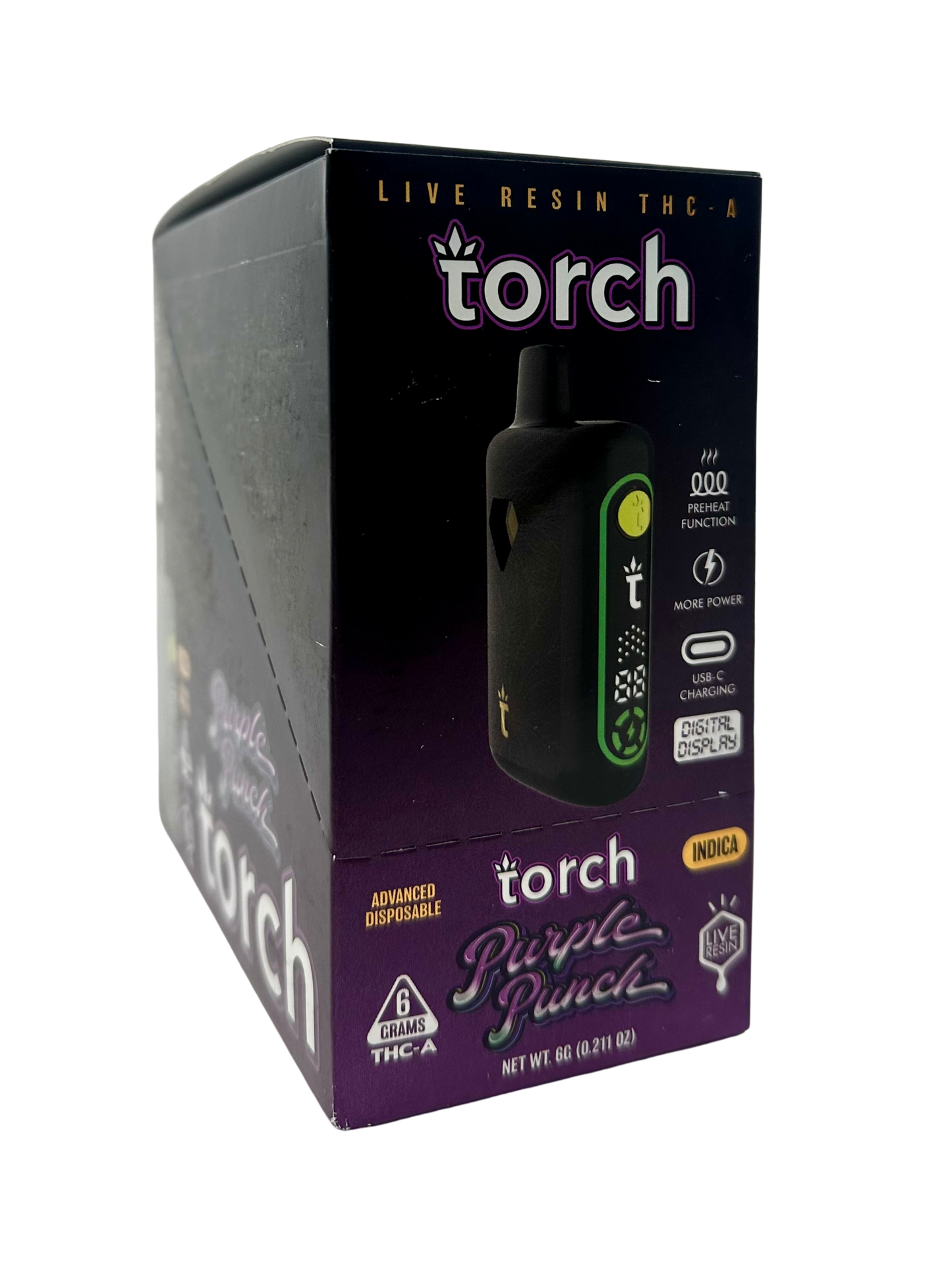 Torch 6g Pulse THC-A Live Resin Purple Punch (Ind)