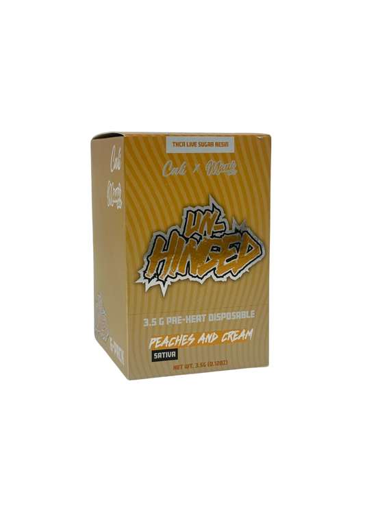 Unhinged 3.5G Dispo-Peaches and Cream 6-Pack (Sat)