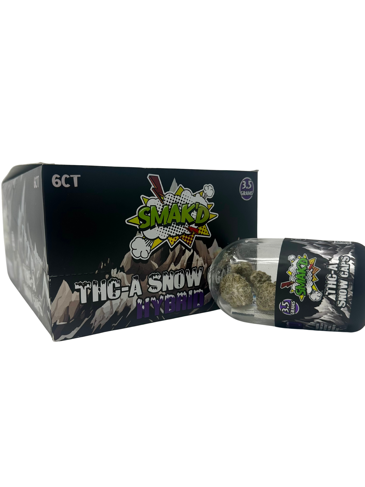 Smak'd 3.5g Snowcapped Flower (Hyb)