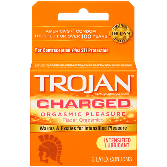 Trojan Intensified Charged 3pk