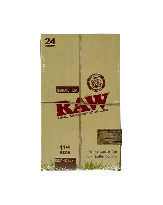RAW Organic Hemp Papers 1.25"