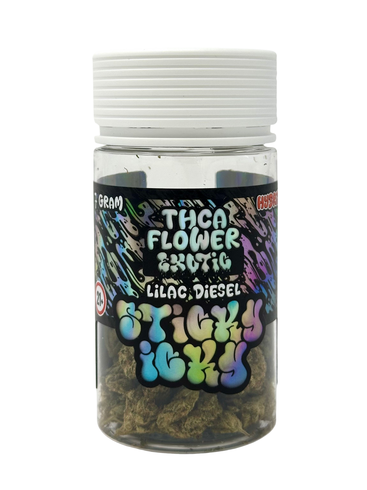 Sticky Icky THCA Exotic Flwr 7g Lilac Diesel (Hyb)