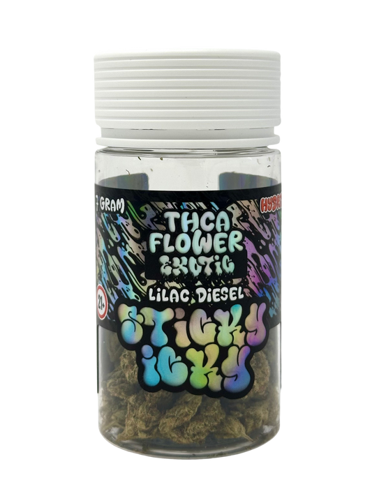 Sticky Icky THCA Exotic Flwr 7g Lilac Diesel (Hyb)