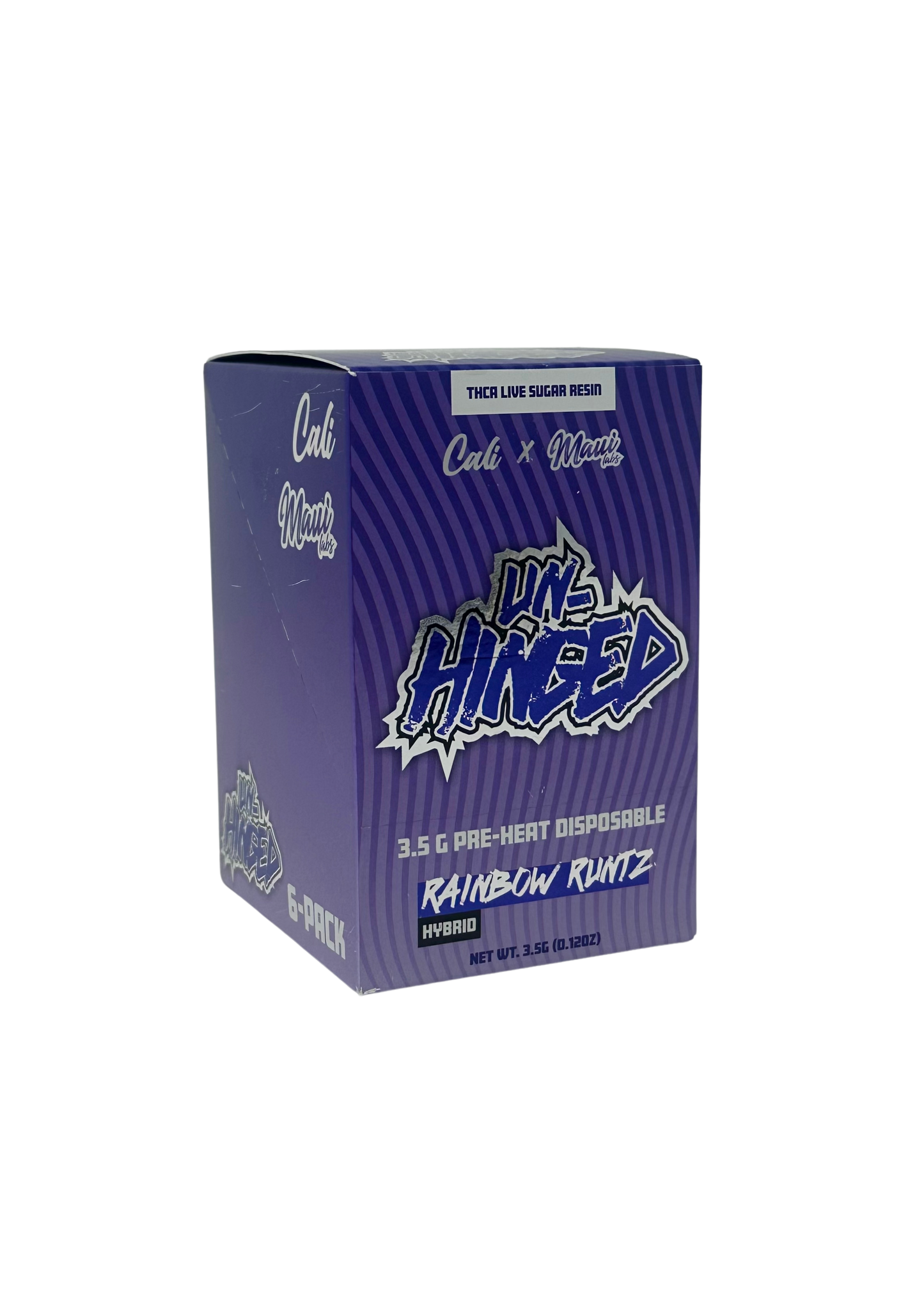 Unhinged 3.5G Dispo-Rainbow Runtz 6-Pack (Hyb)