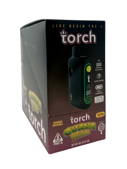Torch 6g Pulse THC-A Live Resin Guava Gelato (Sat)
