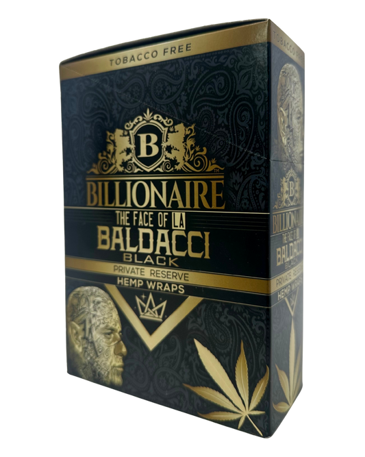 Billionaire Baldacci Black Hemp Wrap 2pk