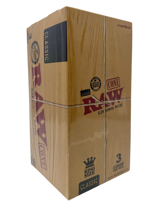 RAW 3pk Classic Cones Kingsize