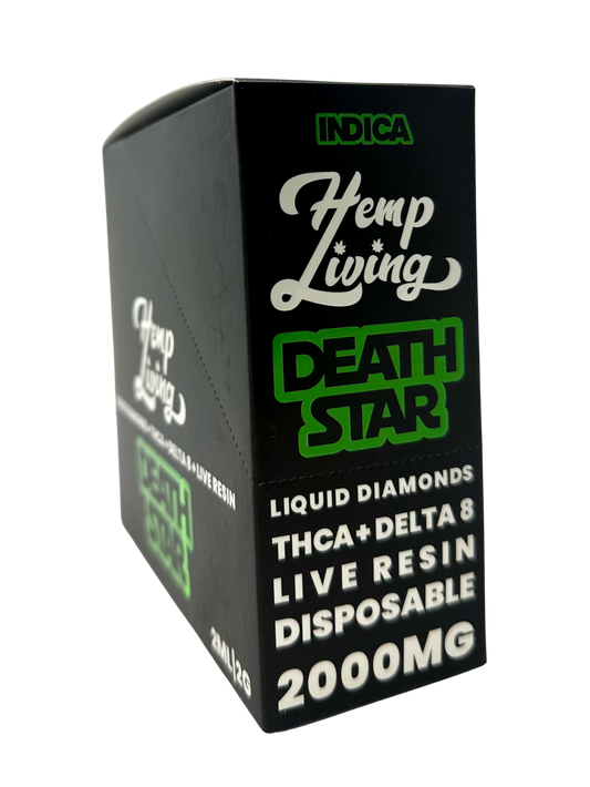 Hemp Living 2g D8 Disp Death Star (Ind)