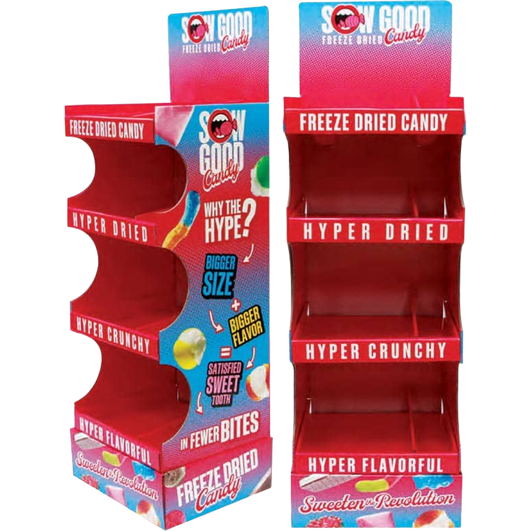 Empty Freeze Dried Candy Display