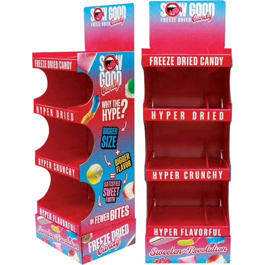 Empty Freeze Dried Candy Display