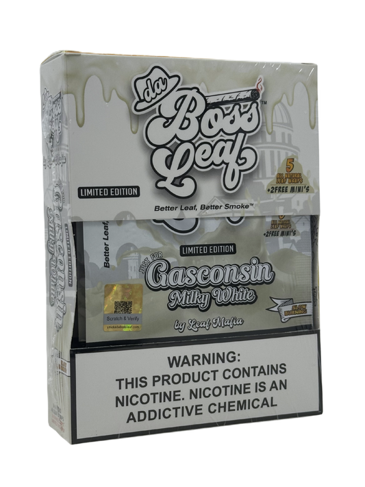 da Boss Leaf Gasconsin Milky White Wraps Limited Edition*
