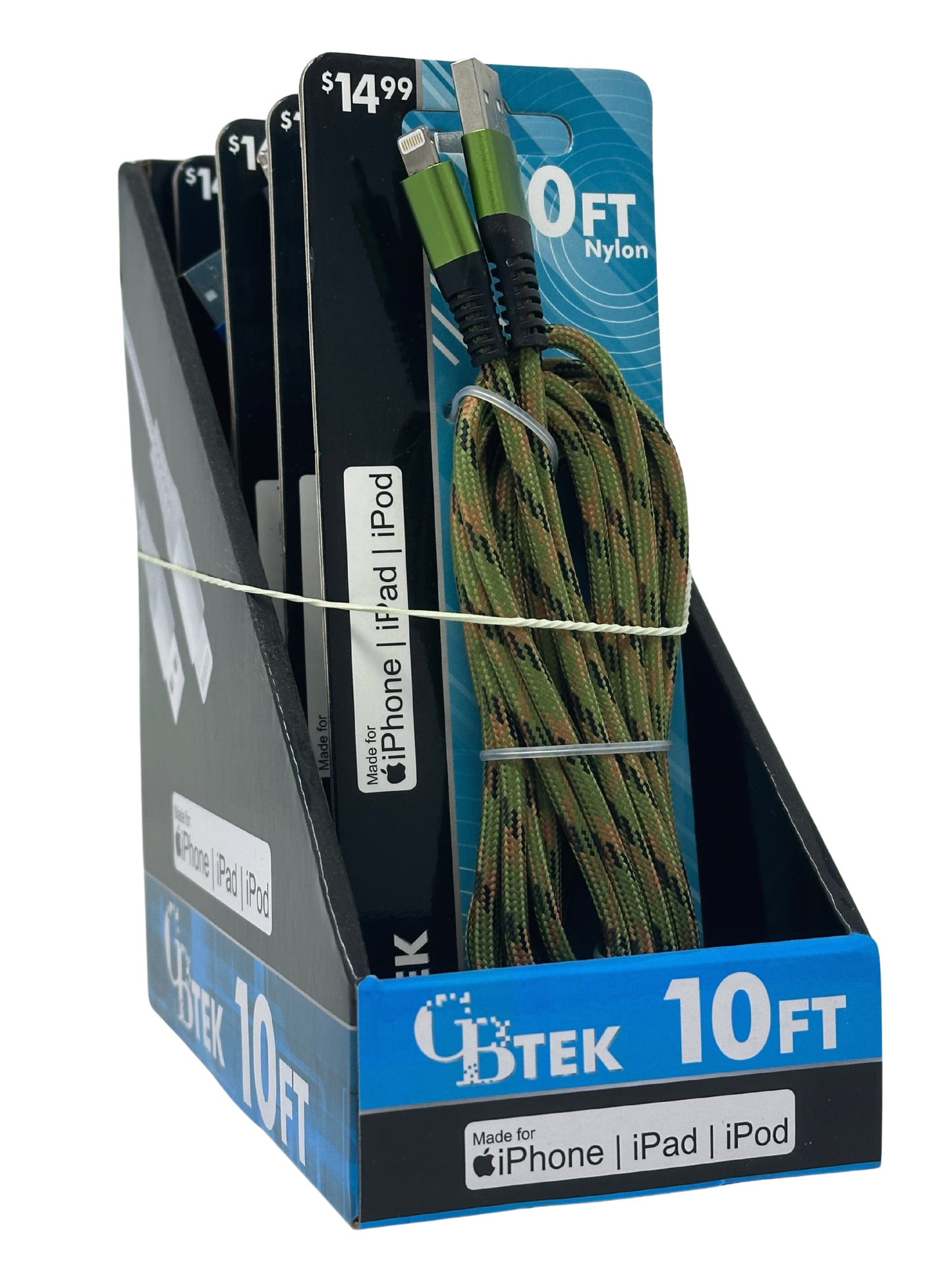 CBTEK Type iPhone 10' Nylon Cable
