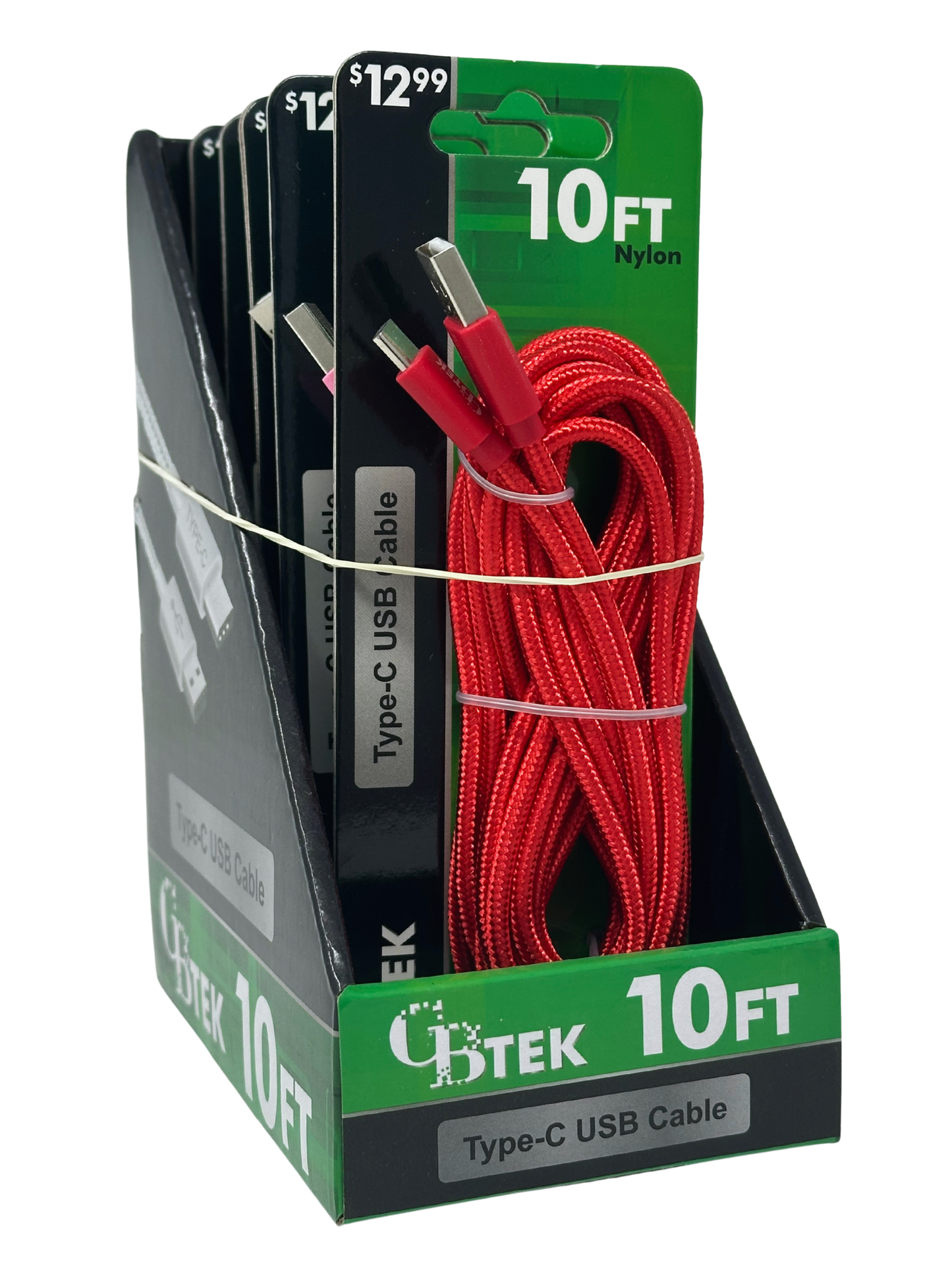 CBTEK Type C 10' Nylon Cable